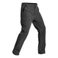 thumbnail image 5 of Eltusu Men's Cargo Pants, Straight Legs Elastic Waist Casual Athletic Pants with Multi Pockets Black Size L, 5 of 6