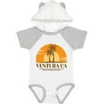 thumbnail image 3 of Inktastic Ventura California Retro Sunset Boys or Girls Baby Bodysuit, 3 of 5