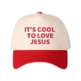thumbnail image 6 of IT'S COOL TO LOVE JESUS Letter Embroidered Color Block Trucker Hat Unisex Adjustable Cotton Breathable Fashion Cap for Travel Daily Wear, 6 of 8