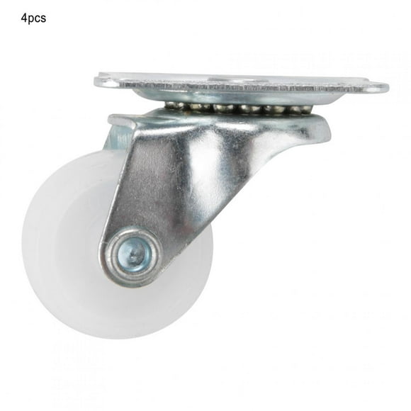 1 Inch Caster  Swivel Caster  Caster  Trolley Caster  Caster Wheel   4pcs 1 Inch Swivel Casters White PP Roller Wheel For Trolley Furniture