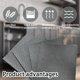 thumbnail image 4 of Paño de cocina de 6 piezas - Paño de cocina de esponja biodegradable y sostenible respetuoso con el medio ambiente - Paños de cocina absorbentes y sin olores - Alternativa a las toallas de papel de, 4 of 8