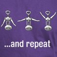 thumbnail image 3 of CafePress - Wine Open And Repeat Dark T Shirt - Men's Classic Graphic Cotton T-Shirt, 3 of 4