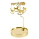 thumbnail image 2 of Candelabro giratorio dorado, bandeja, plato, candelabro para el hogar, centros de mesa 19cm, 2 of 9