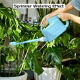 thumbnail image 5 of 1 Gallon Plastic Watering Can for Indoor & Outdoor Plants with Long Spout and Removable Rotation Sprinkler Head, Blue, 5 of 7