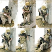 EROCK 1/6 Special Force Wounded Soldier Action Figure Army Action Figures Playset Toys