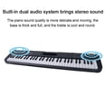 thumbnail image 3 of Portable 61 Keys Digital Music Electronic Keyboard Kids Multifunctional Electric Piano for Piano Student Musical Instrument, 3 of 5
