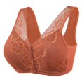 thumbnail image 1 of Spdoo Cotton Soft Cup Full-Coverage Posture Bra, Lace, Front Closure, Wire-Free, 1 of 7
