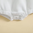 thumbnail image 5 of Gibobby Mameluco para niña de manga larga con estampado de para recién nacidos, niños y niñas, ropa para recién nacidos(Blanco, 12-18 Meses), 5 of 5