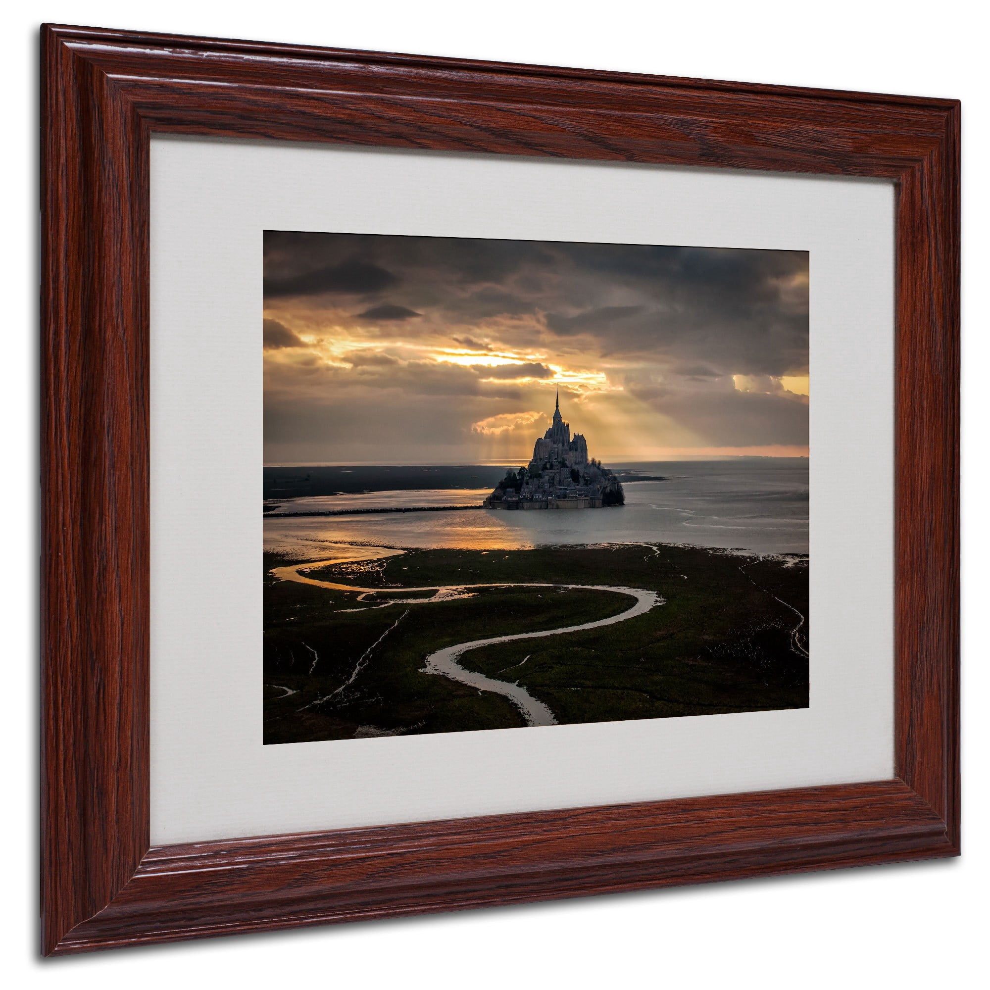 Trademark Fine Art "Welcome to the Hell" Framed Canvas Art by Mathieu Rivrin