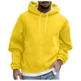 thumbnail image 4 of Hoodies For Men Lightweight Hooded Sweatshirts Mens Casual Hooded Collar Drawstring Hoodies Pullover Sweatshirts Casual Long Sleeve Shirts With Pockets, 4 of 7