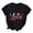 QRJ1-Valentine's Day-Black, variant on VKOYWKM Women's Heart Print Tees Valentines Day T-Shirts Short Sleeve Loose Fit Holiday Tops Spring T-Shirt Casual Crew Neck Romantic Valentine T-Shirts