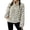 Complexion -BL38, variant on Womens Polka Dot Fleece Pullover Jacket Fuzzy Sweatshirts Mock Neck Half Zip, Long Sleeves, Fall Winter Daily Active Wear with Pockets Yellow L