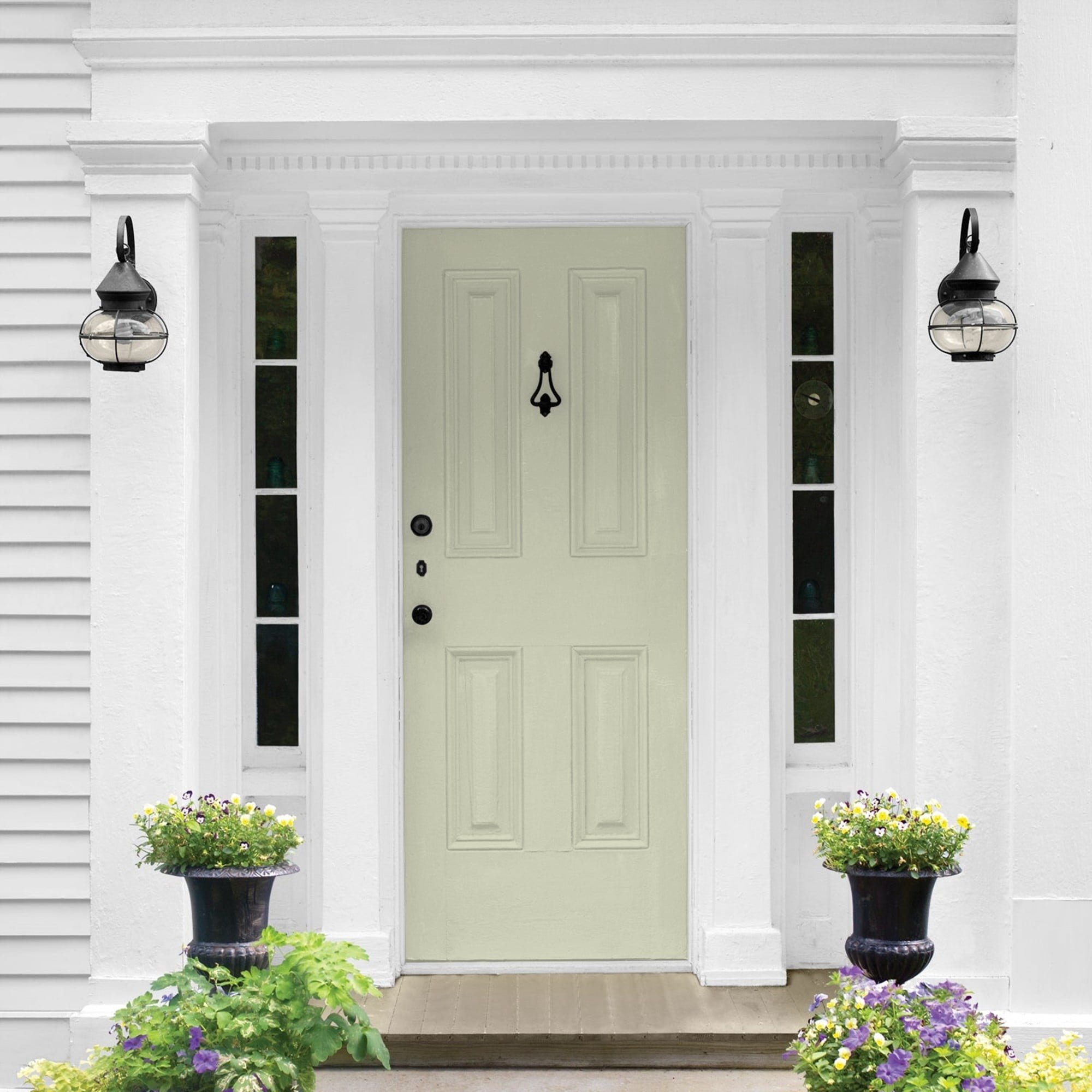 Glidden HEP Only Olive / Green Semi-Gloss Exterior Paint with Primer, 1 Quart