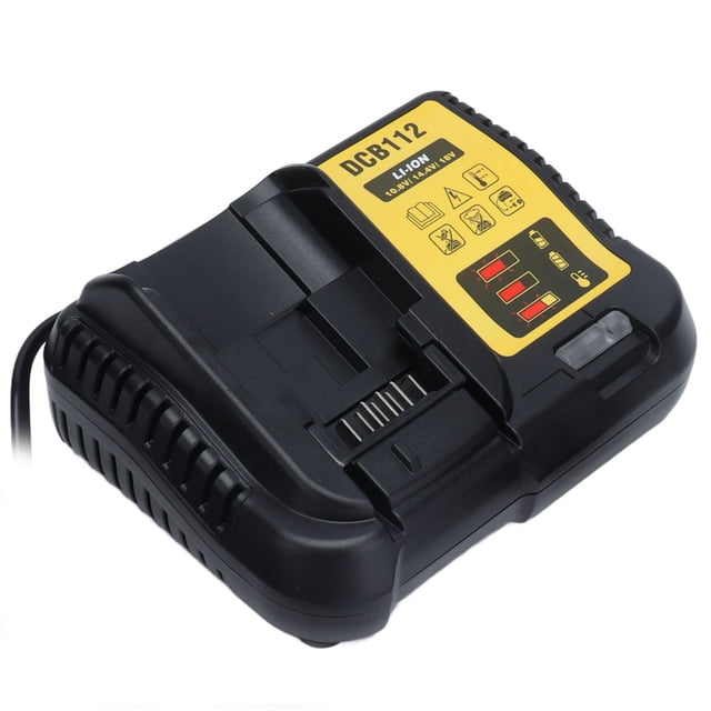 Lithium Battery Charger High Efficiency Quick Lithium Ion Battery Charger for 12V 20V Max DCB112US Plug 110?220V (2 Pin)