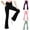 Pink, variant on DGXTA Girls' Flare Leggings Hem Cross High Waist Yoga Bootcut Athletic Kid Bell Bottom Pants with Pockets