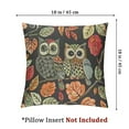 thumbnail image 4 of Owl Throw Pillow Cover Couch Pillow Case Square Outdoor Pillow Sofa Bed Lumbar Pillowcase Decorative, 4 of 7