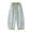 Yellow, variant on Youth Boys Elastic Waist Baggy Wide Leg Denim Trousers Light Wash Contrast Turn Trim Loose Full Length Relaxed Fit Pocket Jean Bottoms(Light Green,16-17 Years)