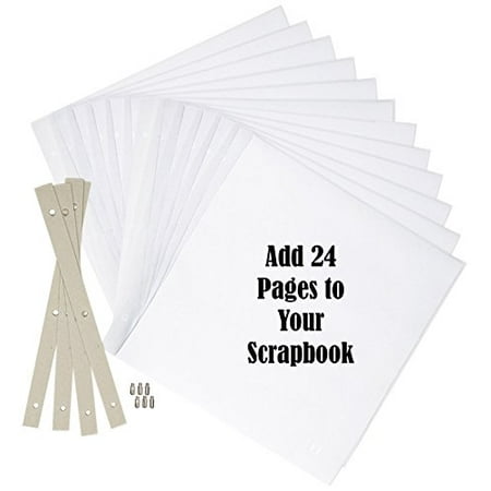 - Most Durable Scrapbook Expansion Pages 12-Inch by 12-Inch, - 12 sheet Count, 24 pages