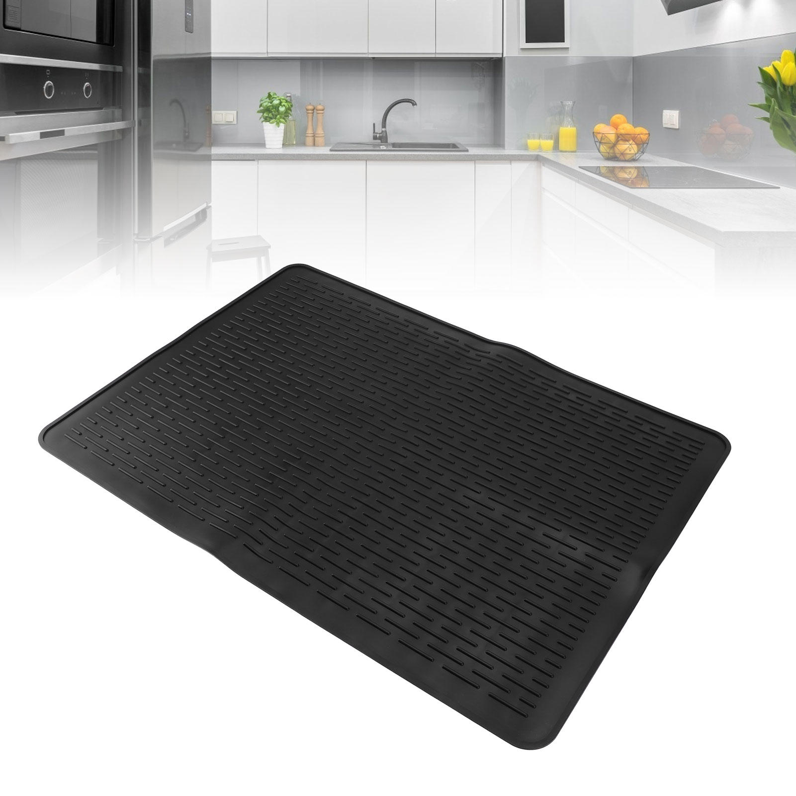 BIMZUC 27.95" x 19.68" Silicone Stove Top Cover – Heat‑Resistant, Anti‑Slip, Wide Rib Design for Kitchen Countertop Protection