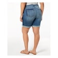 thumbnail image 2 of INC $60 Womens New 0282 Navy Denim Casual Shorts 22W Plus B+B, 2 of 4