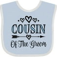 thumbnail image 3 of Inktastic Cousin of the Groom Wedding Party Boys or Girls Baby Bib, 3 of 4