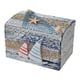 thumbnail image 2 of Pequeño joyero, caja decorativa de madera con tapa, contenedor de almacenamiento en estilo náutico. Con barco, 2 of 8