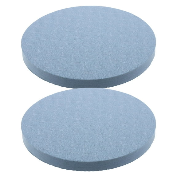 Masteelf 2pcs Comfortable Yoga Support Pads For Elbows And Knees Non Slip Round Cushion For Sitting And Kneeling Exercise Mat For Pilates Fitness Protective Yoga Pad