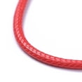 thumbnail image 3 of Imitation Leather Necklace Cords with Platinum Color Zinc Alloy Lobster Clasps and Iron Chains Mixed Color 18 inch, 3 of 4