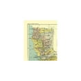 thumbnail image 4 of Historic State Map - California - Hoen 1896 - Vintage Wall Art, 4 of 4