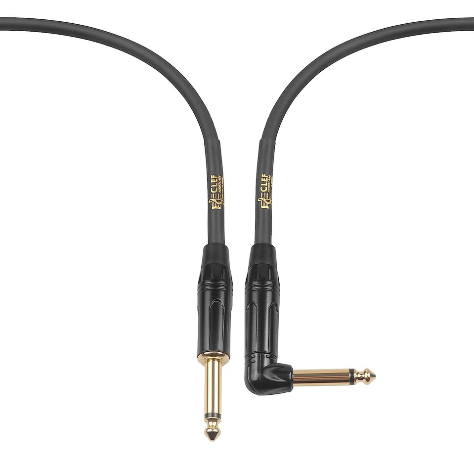 KLYNE- Clef Audio Labs Instrument Guitar Cable Shell/Pvc Jacket - 10Ft - 1Pk