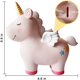 thumbnail image 2 of 10 x 9.76 x 6.18 inchesPink Hucha de unicornio grande de 8,6x8,6 pulgadas para niñas, alcancía para niñas para niños, hucha de resina, gran regalo de cumpleaños para niños (rosa), 2 of 5