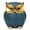 Blue, variant on Owl Decor Home Décor Accents Small Decor Items for Shelf Owl Figurines Home Decor Owl Decorations for Home, Office, Gifts for Owl Lover (Silver)