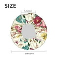 thumbnail image 6 of Kll Bird Butterfly Rose Pattern Shower Cap & Bath Cap For Women,Reversible Oversized Waterproof Shower Caps For All Hair Lengths,Elastic Reusable Bathing Hair Cap, 6 of 9
