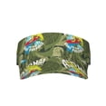 thumbnail image 2 of Kdxio Surfing Dinosaur Print Sun Visor Hat Golf Visor Adjustable Velcro Outdoor Sports Cap for Men Women, 2 of 7