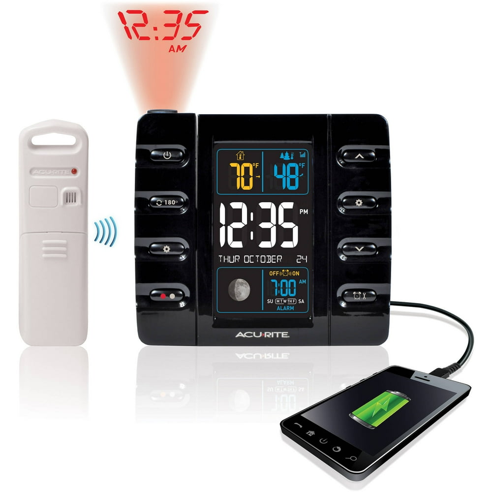 AcuRite Projection Alarm Clock - Walmart.com - Walmart.com
