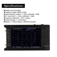 thumbnail image 4 of HF VHF UHF Antenna Analyzer 50kHz-6.3GHz LiteVNA64/LiteVNA62 Vector Network Analyzer With 3.95 Inch Display Screen Logic Analyzer ,Multiple Functions, 4 of 7
