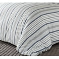 Stone Cottage Conrad Contemporary 230 Thread Count Gray Stripes Geometric Polyester Cotton