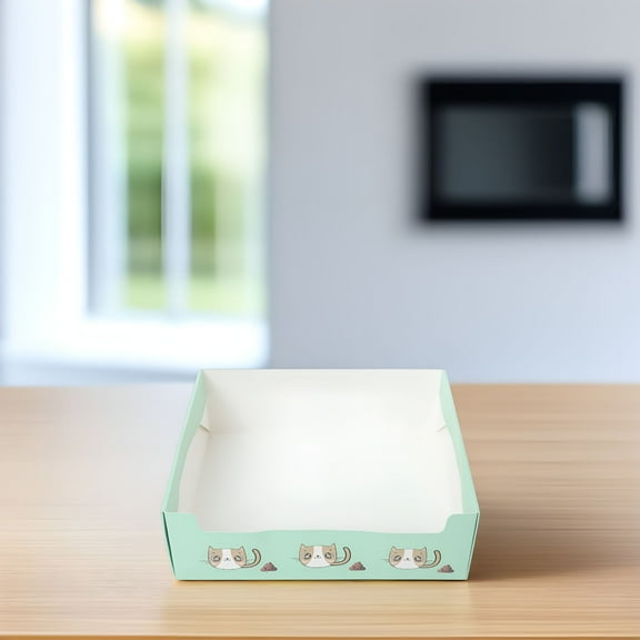 ACDANC Outdoor Cat Litter Box Travel Litter Box Foldable Disposable Cats Litter Box Trays Training Litter Box for Small Cat Pet Travel Use