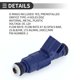 thumbnail image 5 of Inyector de combustible No.3M6G-9F593-BA para Ford Escape 2005-2008 2.3L Azul, 5 of 7