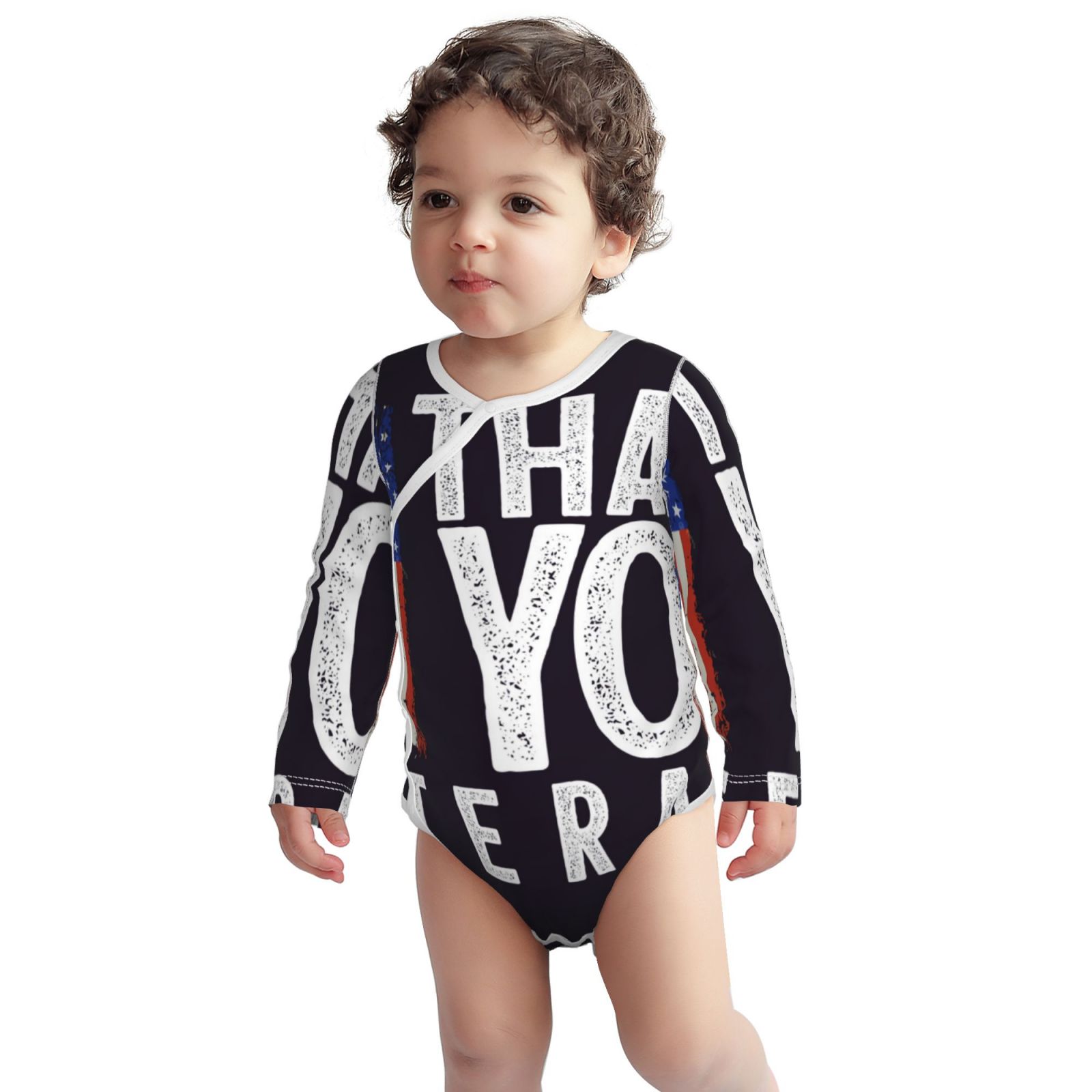 Xecao Veterans Day2 Print Baby unisex-baby Cotton Long-sleeve Bodysuits-2 Years