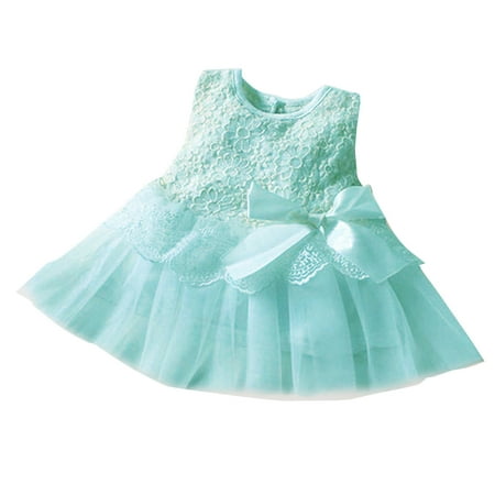 

EHTMSAK Infant Baby Toddler Girl Short Sleeve Bow and Set Clothing Set Summer Outfits Sky Blue 3M-18M 4
