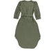 thumbnail image 2 of Vestido cruzado con cinturón bar III para mujer verde 2, 2 of 2