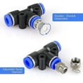 thumbnail image 4 of CHAO Starlight-tee - Conector neumático de 6 mm, boquillas de nebulización de 1/4 de pulgada, sistema de abrazadera externa para atomizador de pulverizador de nebulización para sistema de enfriamiento, 4 of 5