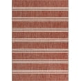 thumbnail image 2 of Jill Zarin Outdoor Collection Area Rug - Anguilla (7' 1" x 10' Rectangle Rust Red/Ivory), 2 of 5
