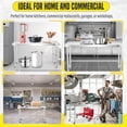 thumbnail image 5 of AOILE Stainless Steel Prep Work Table – Open Base Kitchen & Restaurant Table, Heavy-Duty Workstation, 5 of 7
