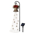 thumbnail image 3 of Christmas Bell Cascade Solar Yard Light, Festive Waterproof Outdoor Decor with Warm LED Glow for Garden Front Yard and Walkway, 3 of 6