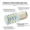 thumbnail image 4 of Strobe Led Brake Car Lights Bulbs 12v Led Turn Signal Car Light Universal Reverse Brake Parking Lamps For S Trucks Motorcycles Trail, 4 of 5