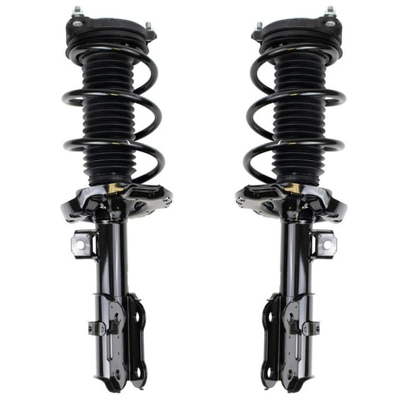 TRQ Front Strut & Coil Spring Assembly Set Driver & Passenger Sides Fits Select 13-18 Acura RDX