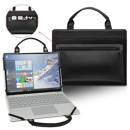 For 13.3 "HP Pavilion 13-bbxxxx 13-bb0027nr laptop case cover portable bag sleeve with bag handle, Black