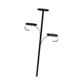 thumbnail image 3 of Candelabro de Metal, Candelabro de Decoración de 3 Niveles, Adorno para Fiesta de Cumpleaños de Acción de Gracias, Sala de Estar Y Escritorio Sección 2, 3 of 9